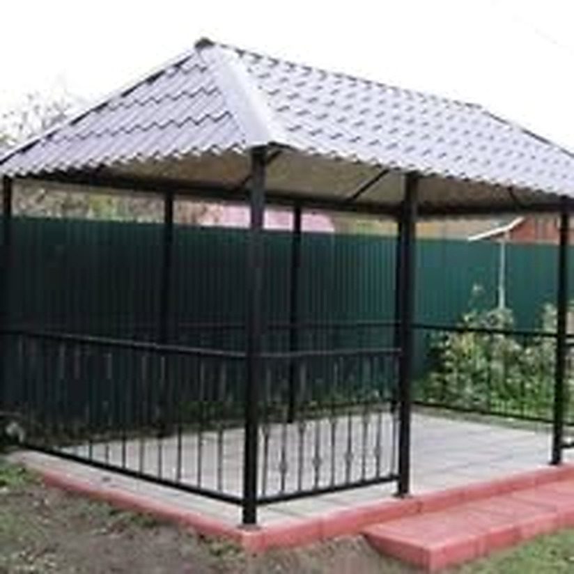 Roof awning example