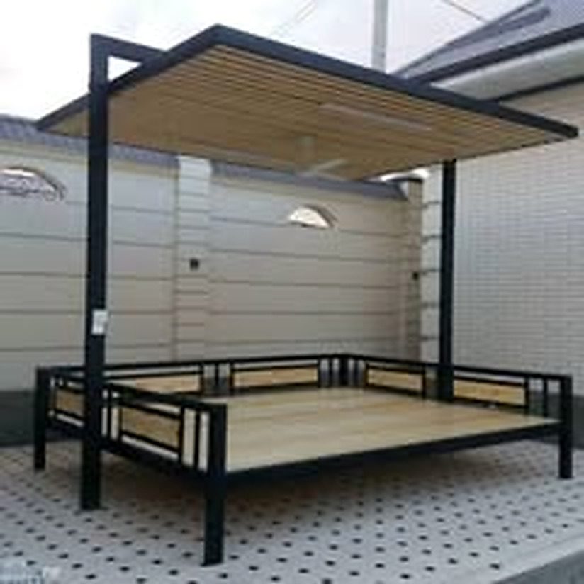 Metal awning example