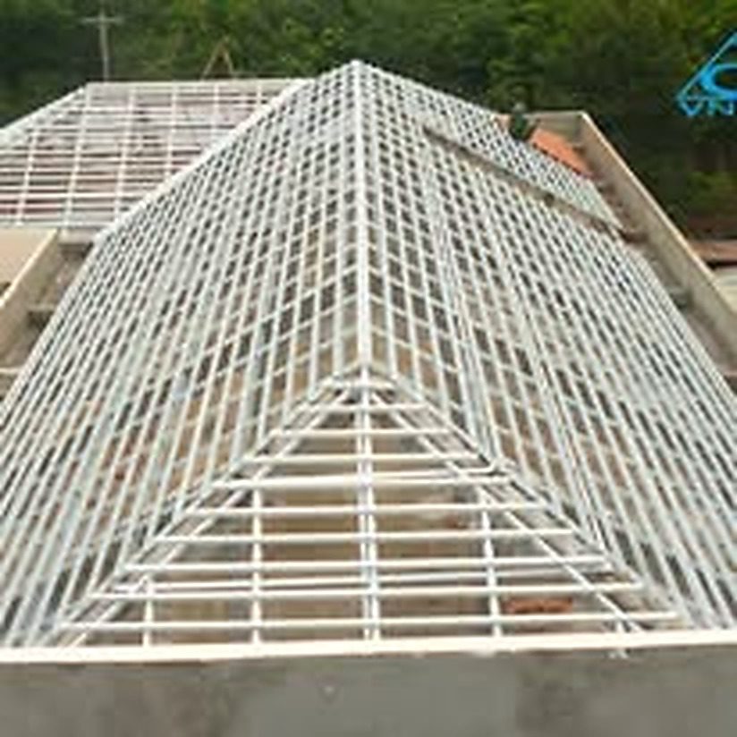 Steel frame example