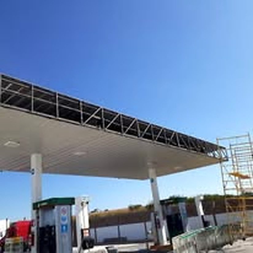 Custom steel fabrication example