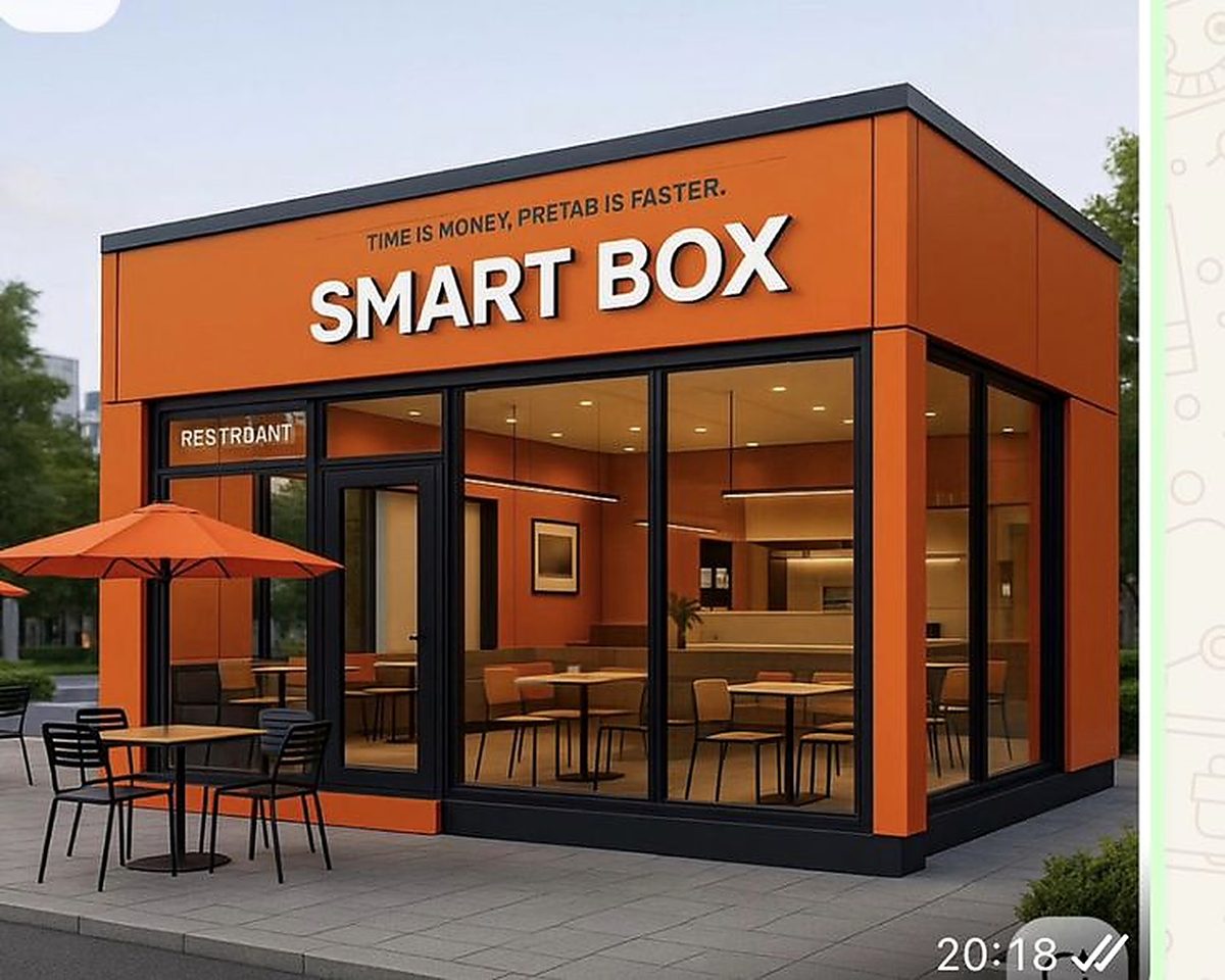 Container cafe by SS Steel & Commercial Contractor Malaysia