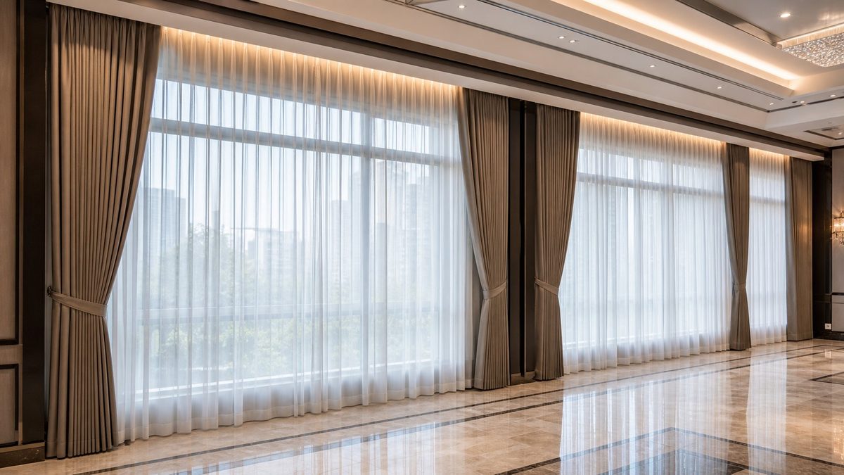 S-Fold curtain example