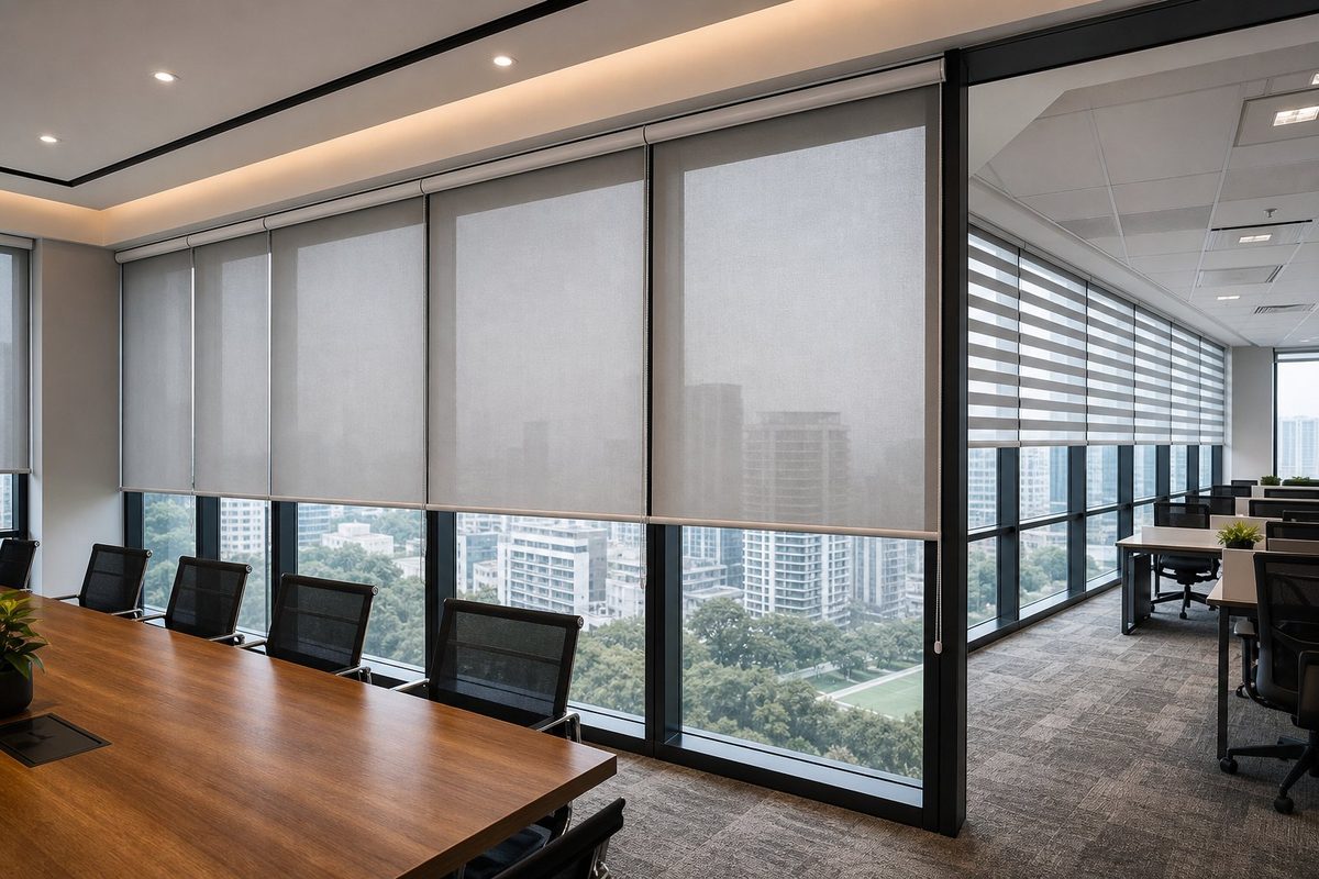 Roller blinds example
