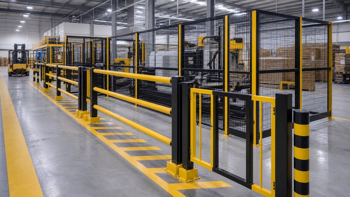 Factory Safety Barrier by SS Steel & Contractor Works Malaysia