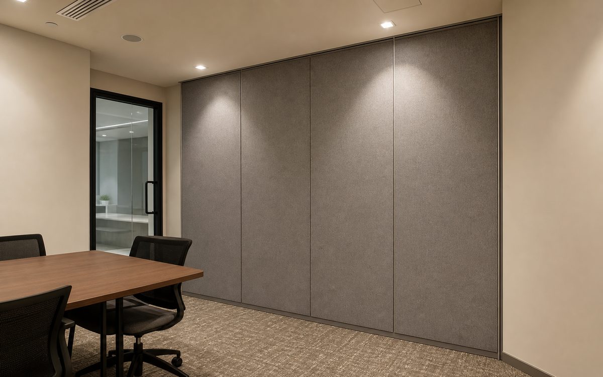 Soundproof partition by SS Steel & Commercial Contractor Malaysia