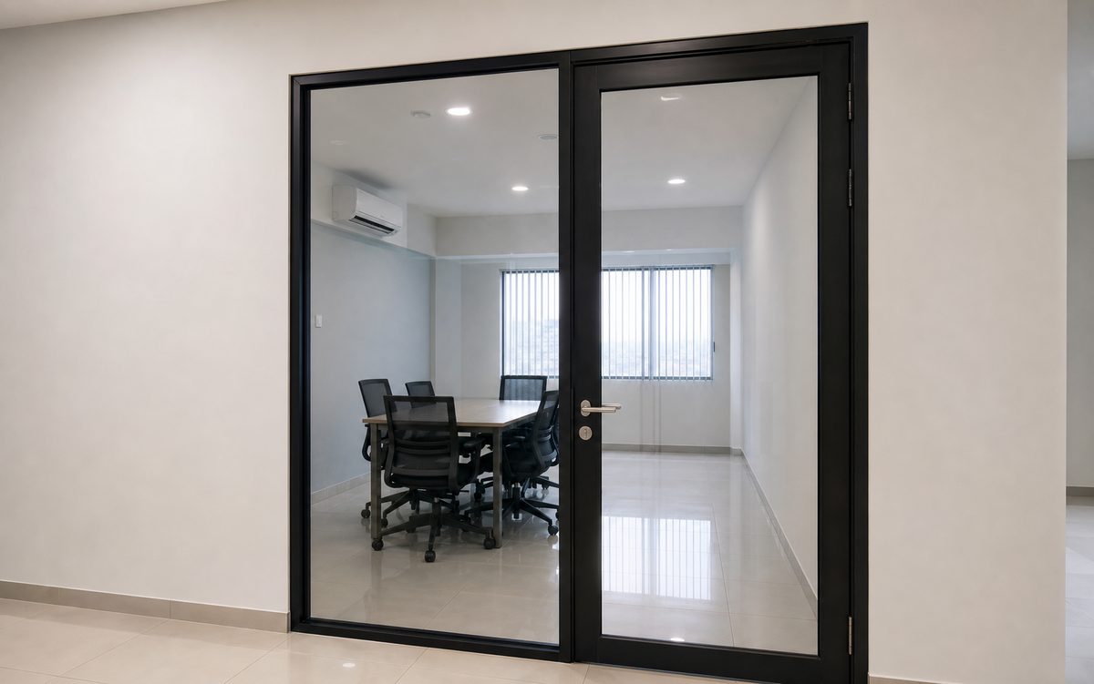 Partition door example