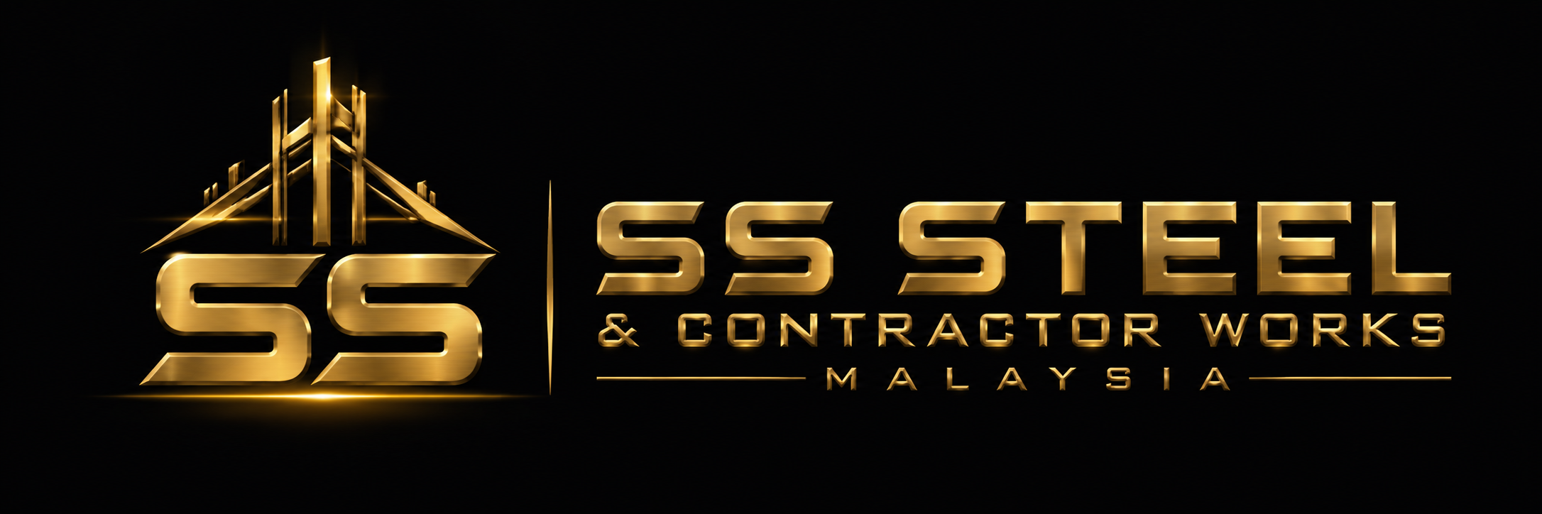 SS Steel & Contractor Works Malaysia gold footer logo